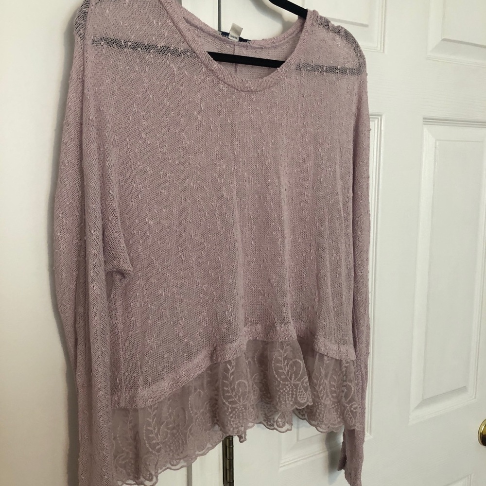 American Eagle lace sweater